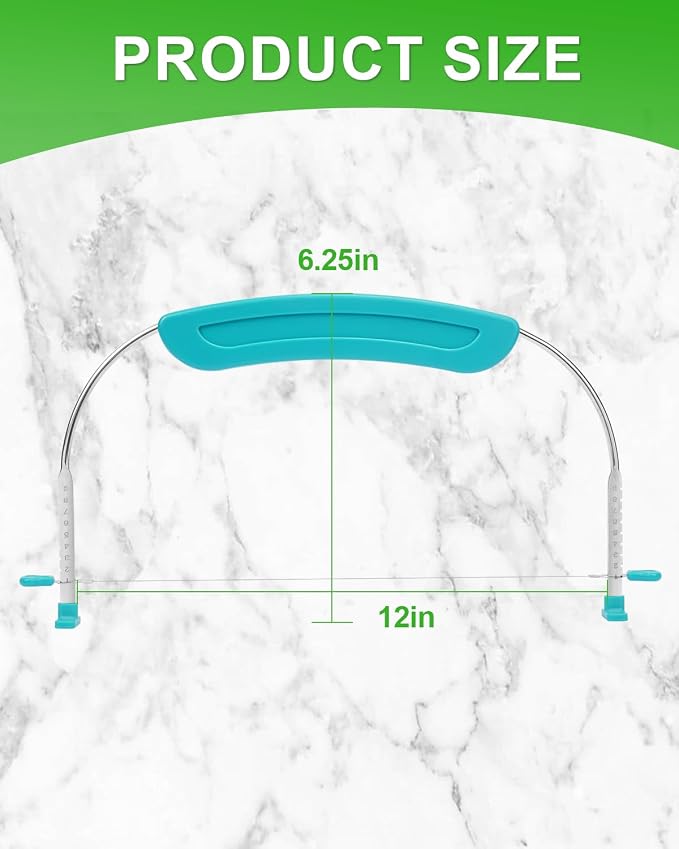 Adjustable 2- Wire Cake Slicer Leveler Small Cake Cutter Slicer - Image 5