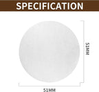 1000 Pcs Coffee Paper Filter for Espresso Coffee Maker, 51 mm Unbleached - Image 4
