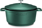 Large Dutch Oven Pot with Lid-7.5QT Cast Aluminum Oven Pot with Two Handles by INSETFY