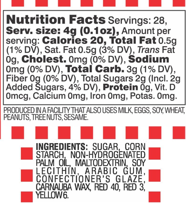 Bright Red Sprinkles Jimmies 4 oz, Sprinkles For Cake Decorating, Baking, Ice Cream & More, The Hampton Candy Company - Image 2