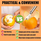 Stainless Steel Orange Peeler Easy and Quick Peeling Long Handle Orange Citrus - Image 4