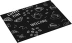 Black Ink Dish Drying Mats for Kitchen Counter, Large 18"x24" Dish Mats for - Image 2
