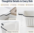 6 Pcs Ceramic Baking Dish, 12 Oz Small Casserole Dish - Image 5