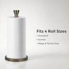 Antique Bronze Paper Towel Holder Countertop, Freestanding Paper Towel Stand - Image 5