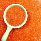 Edible Orange Sanding Sugar Sprinkles 142g/ 5.01oz Edible Sugar Crystals, Baking Cake Decorations Ice Cream Toppings and Cookie Decorating for Wedding Parties Valentines Halloween Christmas - Image 3