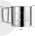 Flour Sifter, Stainless Steel Sifter - Image 2