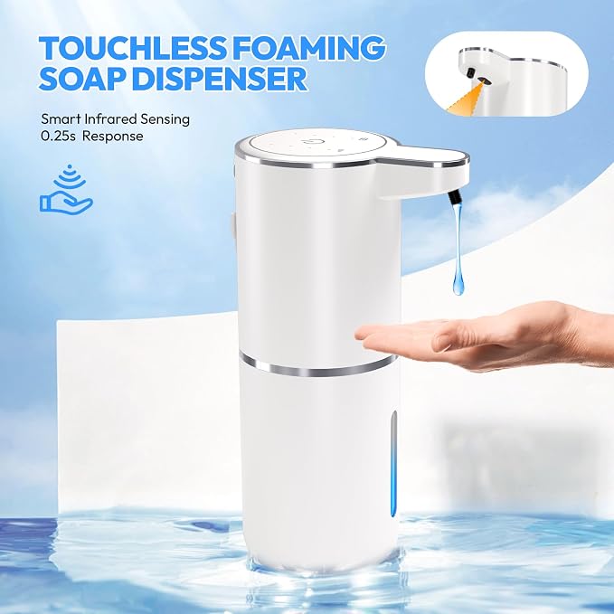 Automatic Soap Dispenser Touchless, Liquid Hand Soap Dispenser 12.8oz USB - Image 7