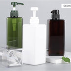 Pump Bottle, Refillable Plastic Empty Lotion Soap Dispenser Liquid Container - Image 2
