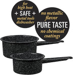 Granite Ware Non-Stick Saucepan Set - Image 4