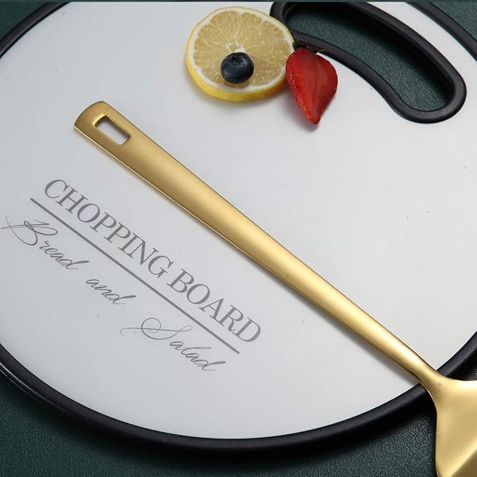 Gold Cooking Spoons, Berglander 6 Pieces Spatula Set Stainless Steel, Metal - Image 5