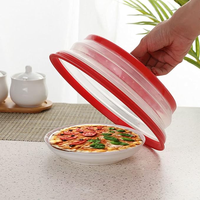 Collapsible Microwave Splatter Cover, 10.5 Inch, Dishwasher-safe, Microwave - Image 4