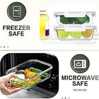 KOMUEE 30 Pieces Glass Food Storage Containers Set, Glass Meal Prep Containers - Image 4