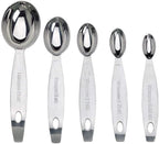 Cuisipro Stainless Steel Measuring Spoon Set Silver - Image 4