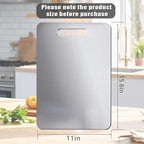 Titanium Cutting Board, Non Toxic, Double-Sided Food Grade Chopping Board - Image 3
