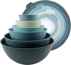 COOK WITH COLOR Mixing Bowls with Lids by CookwithColor