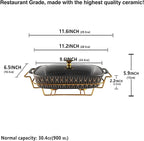 9" x 6" Ceramic Rectangular Casserole Dish - Image 2