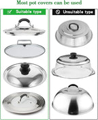 Pot Lid Organizer, 304stainless steel door hanging pot lid rack - Image 6