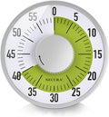Secura 60-Minute Visual Timer 6-Inch Mechanical Countdown Timers by Secura