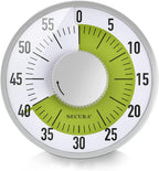 Secura 60-Minute Visual Timer 6-Inch Mechanical Countdown Timers by Secura