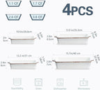 ONEMORE Casserole Dishes for Oven, Ceramic Baking Dish Set of 4, Non-Stick - Image 2