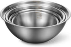 5 Pack Stainless Steel Mixing Bowls by Unknown