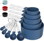 TILUCK Measuring Cups & Spoons Set, Stackable Cups and Spoons, Nesting Measure by TILUCKBringsGoodLuck
