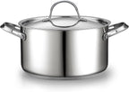 Cooks Standard 18/10 Stainless Steel Stockpot 6-Quart, Classic Deep Cooking Pot by CooksStandard