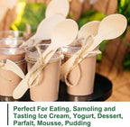 LotFancy Disposable Wooden Spoons, Biodegradable Compostable Eco-friendly - Image 7