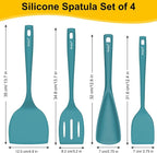 Beijiyi Silicone Spatula Set of 4, 600°F Heat Resistant, BPA Free Kitchen - Image 2