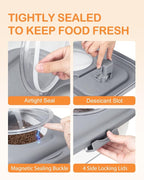 15-23 Lbs Dog Food Storage Container, Collapsible Dog Food Container - Image 4