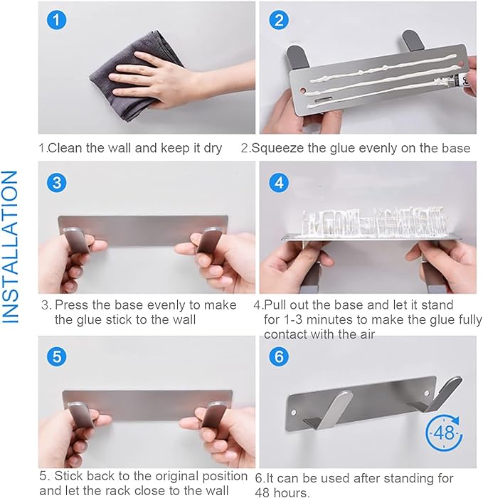 Stainless Steel Wall Mounted Pot Lid Holder Organizer Cutting Board Storage - Image 4