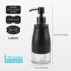 AUMIO Soap Dispenser with Non-Slip Silicone Pad, 2 Pack Kitchen Dish Refillable - Image 3
