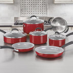 Cuisinart 54C-11R 11-Piece Ceramica XT Nonstick Cookware Set - Image 4