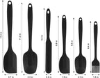 Silicone Spatulas Set of 6, Rubber Spoon Spatula Heat Resistant Spoonula One - Image 6