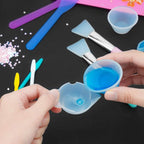 Gartful 9PCS Silicone Mixing Cups Set, Resin Casting Tool Kit, DIY Craft Set - Image 6