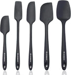 KITCHENLOVE Premium 600°F Heat Resistant 5 Piece Silicone Spatula Set by KITCHENLOVE