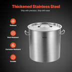 VEVOR Stainless Steel Stockpot, 53 Quart Large Cooking Pots, Cookware Sauce Pot - Image 3