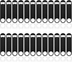 24 Pack Flat Beer Bottle Opener 5 inch Heavy Duty Stainless Steel Flat Bottle by Ohiyoo