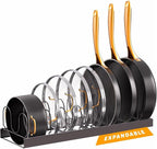 Norcalway Adjustable Bakeware Pots and Pans Organizer Under Cabinet, 14 by NorcalwayLLC