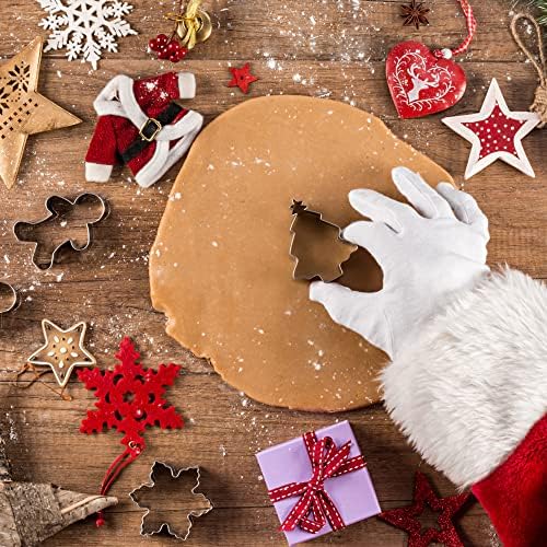6PCS Christmas Cookie Cutters, Holiday Xmas Cookie Cutters - Image 2
