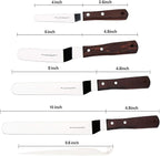 4 PCS Cake Decorating Icing Spatula set - Image 2