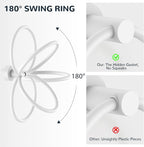 FORIOUS Toilet Paper Holder Wall Mount, SUS304 Stainless Steel Double Post - Image 5