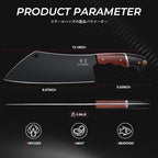 DRGSKL Meat Cleaver Knife 8inch - Image 5