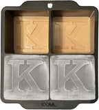 Monogrammed Ice Cubes Mold by ZX