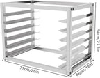 6 Tier Bun Pan Rack, Aluminum Bakery Rack - Image 7