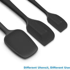 Silicone Spatula 3-piece Set, Ergonomic Handle High Heat-Resistant Spatulas - Image 3