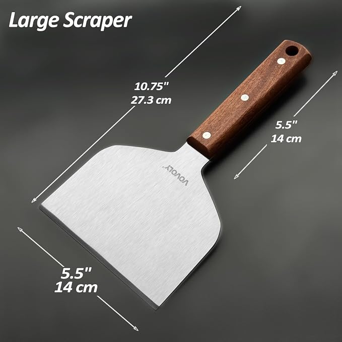 Vovoly Multipurpose Bench Scraper Kitchen Utensil - Image 2