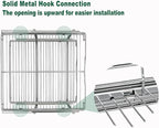 DINDON 2 Tier Pull Out Cabinet Organizer, Double Tier Wire Basket Slide Out - Image 6