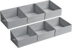 DIMJ Storage Bins for Closet, Trapezoid Storage Bins by DiMJ