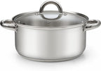 Cook N Home 5.5-Quart Sauce Pot Stainless Steel Stockpot by CookNHome